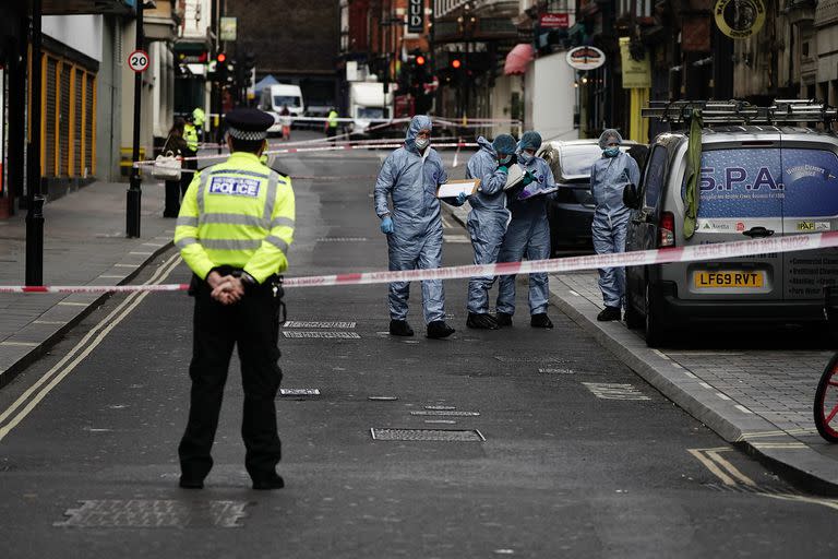 Londres; policías; Policías apuñalados; Mundo