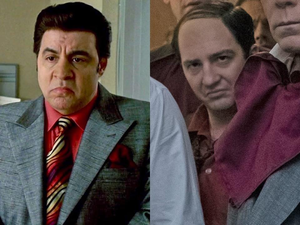 John Magaro as Silvio Dante in "The Many Saints of Newark."