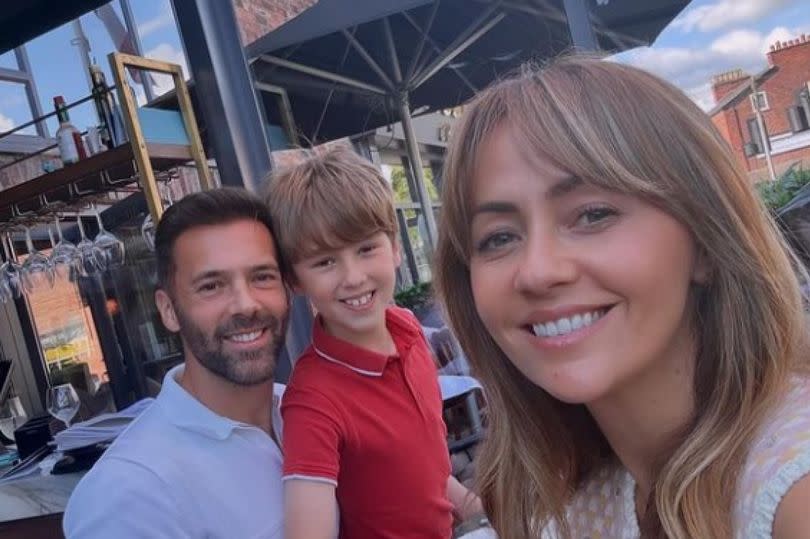 Samia and Sylvain with their son, Yves -Credit:Samia Longchambon Instagram