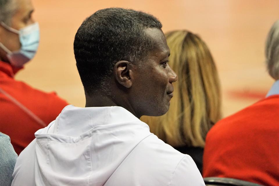 Former Buckeye Joey Galloway at the Ohio State, Duke game Nov. 30, 2021