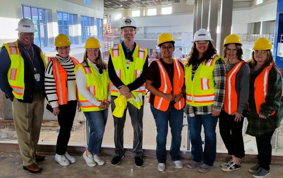 Wichita Falls Legacy High School's counseling team got a first look at their new campus about a month ago.