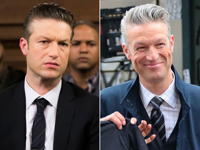 <p>Michael Parmelee/NBCU Photo Bank/NBCUniversal/Getty ; Jose Perez/Bauer-Griffin/GC Images</p> Peter Scanavino as Dominick "Sonny" Carisi on 'Law & Order: SVU.'