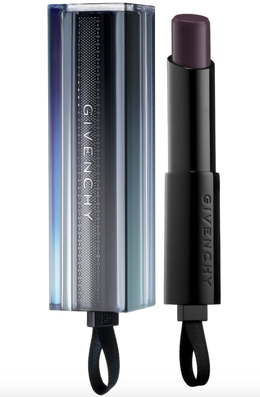 Givenchy Rouge Interdit Vinyl Color Enhancing Lipstick - 16 Noir Revelateur. (Photo via Sephora)