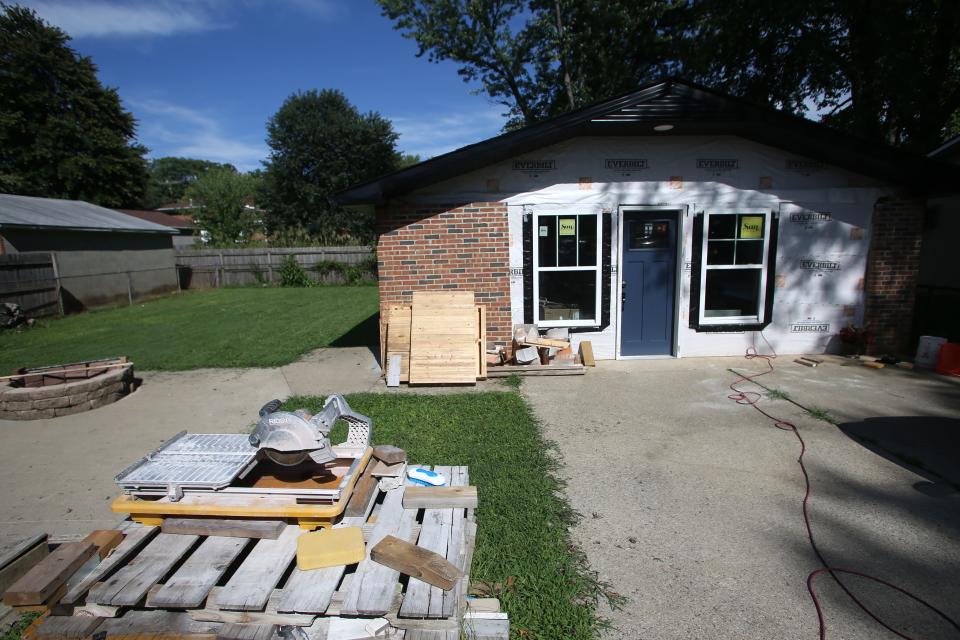 This accessory dwelling unit is a former two-car garage that Camilo Rebolledo is converting on Fegenbush Lane.
Aug. 29, 2023Aug. 29, 2023