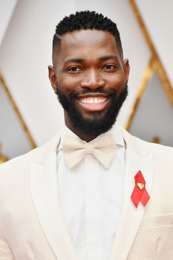 HOLLYWOOD, CA - FEBRUARY 26:  Screenwriter Tarell Alvin McCraney attends the 89th Annual Academy Awards at Hollywood & Highland Center on February 26, 2017 in Hollywood, California.  (Photo by Frazer Harrison/Getty Images)