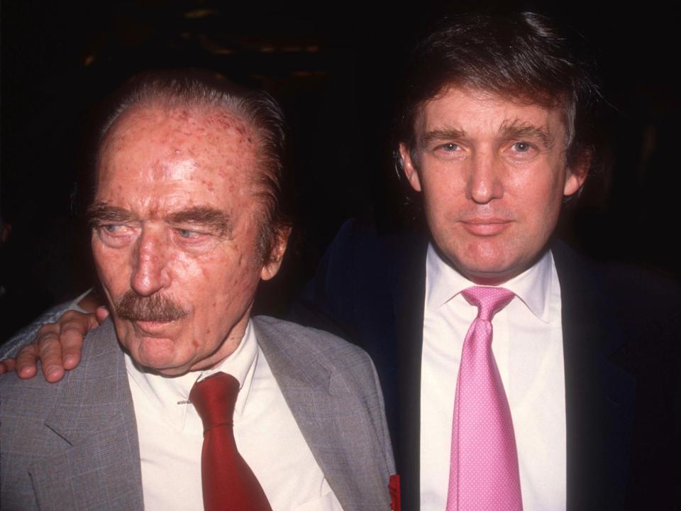 Fred Trump and son Donald Trump