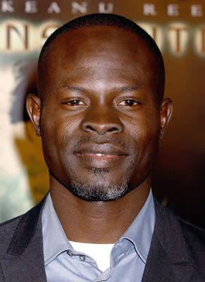 Djimon Hounsou at the Hollywood premiere of Warner Bros. Pictures' Constantine