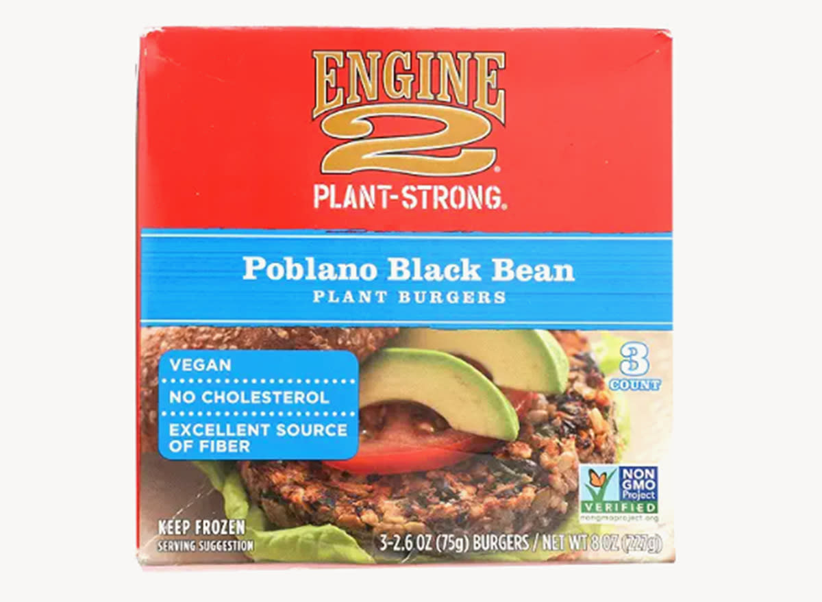 Engine 2 Poblano Black Bean Burger