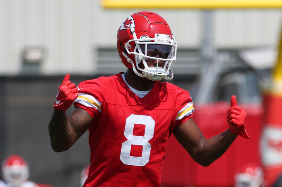Justyn Ross has a chance to make a name for himself with the Chiefs. (Photo by Scott Winters/Icon Sportswire via Getty Images)