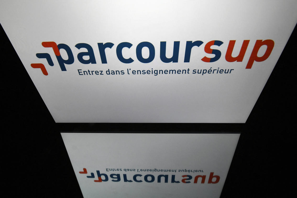 Photo d’illustration du logo de Parcoursup, la plateforme destinée aux lycéens et étudiants souhaitant s’inscrire dans les universités françaises ou en études supérieures.