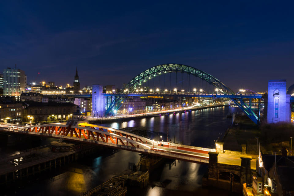 Newcastle is full of energy by day and by night 