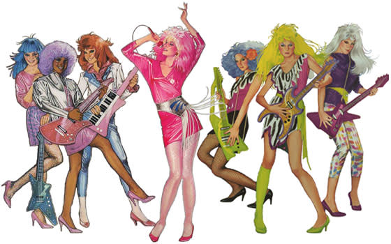 Jem: truly outrageous cartoon woman