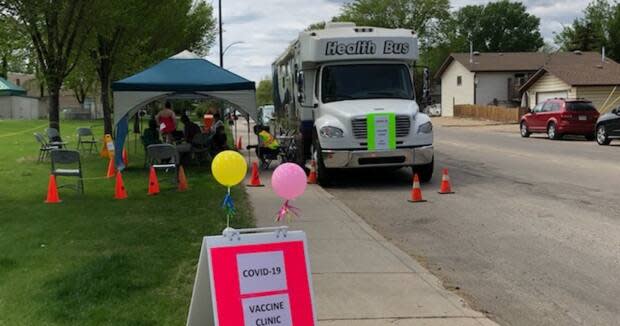 Some vaccines have recently been delivered at roadside in Saskatoon.  (Saskatchewan Health Authority - image credit)