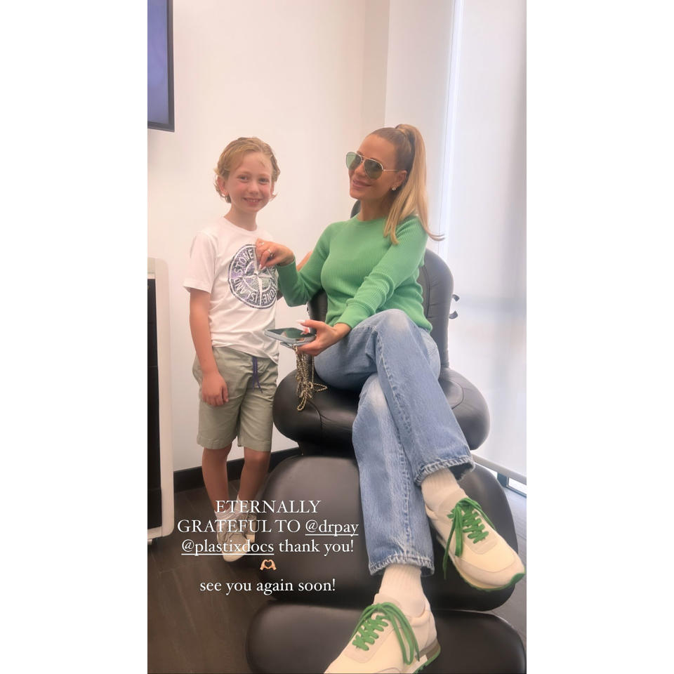 Dorit Kemsley Reveals Son Jagger Got Stitches After Baseball Bat Accident 3