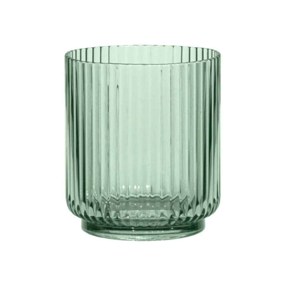 Laya Fluted Acrylic Low Tumbler Glass