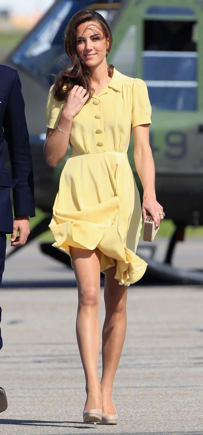 Kate Middleton's Breezy Skirt, 2011