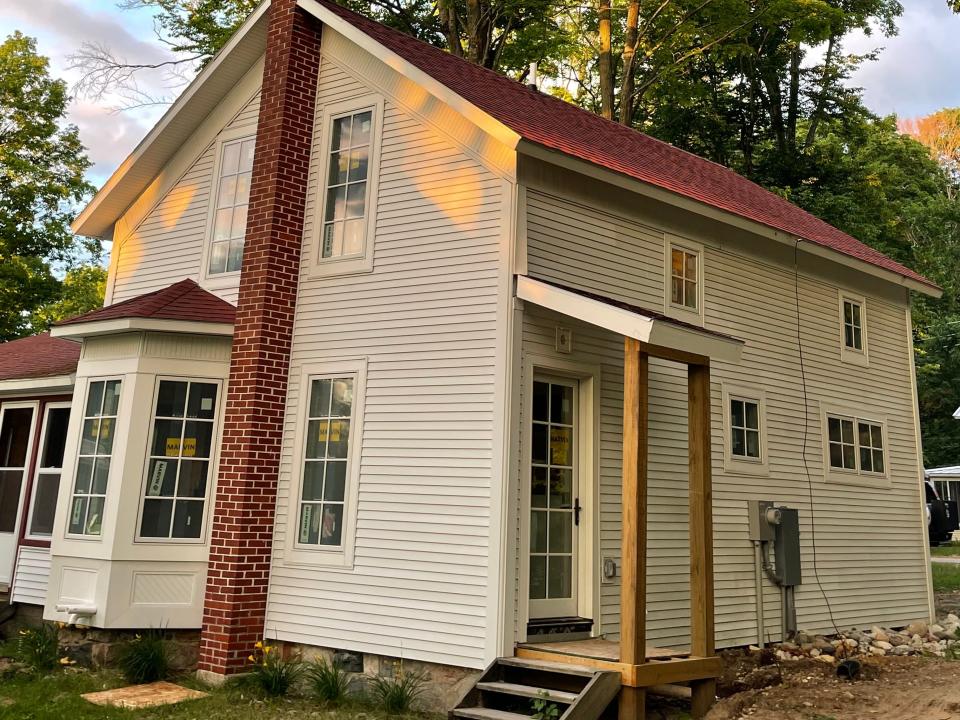 The Michigan cottage mid renovation