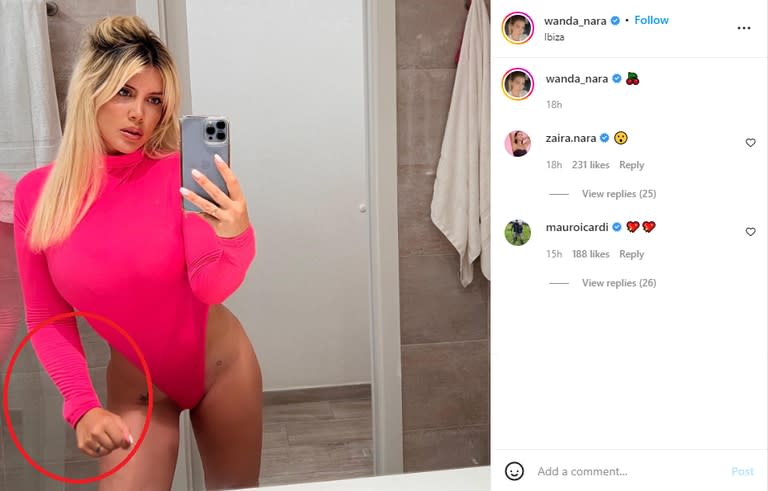 La publicación de Wanda Nara que desató la indignación de sus seguidores