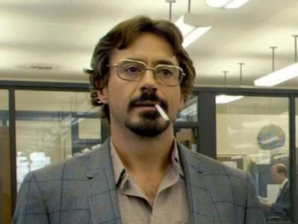 Robert Downey Jr in ‘Zodiac’ (Netflix)