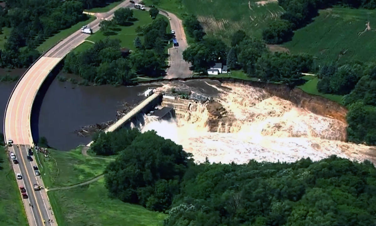 Rapidan dam flooding