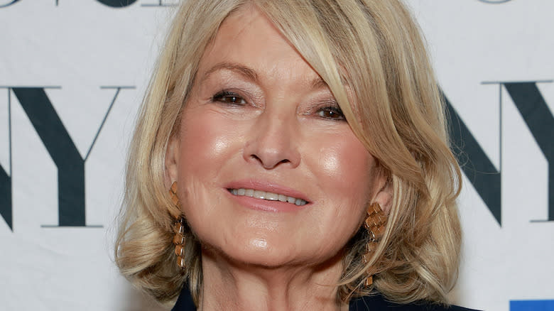 Close up of Martha Stewart