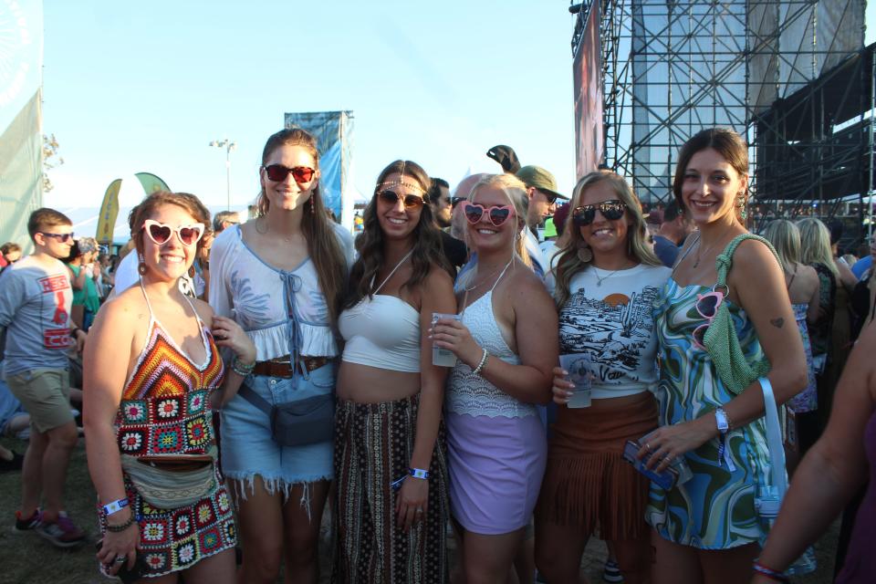 A group of friends at the Sing Out Loud Festival Francis Field Showcase on Saturday, September 23.