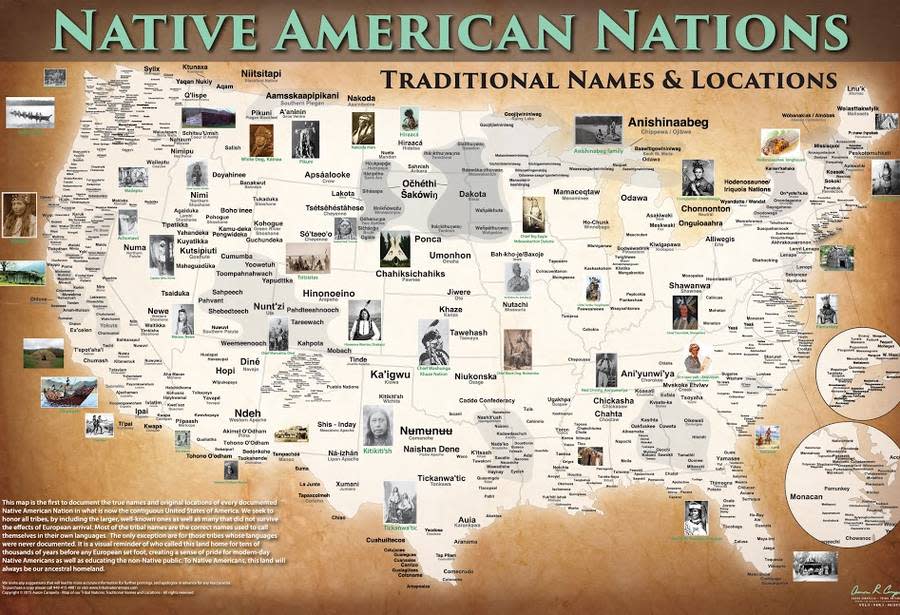 One Map Shows What America Would Look Like if We Were Grateful for Indigenous Culture