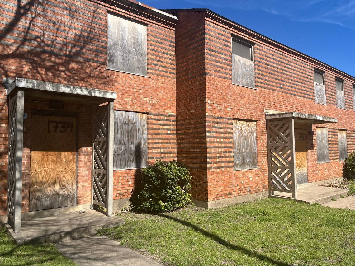 Butler Place was one of 52 Works Progress Administration projects for low-income housing built under President Franklin D. Roosevelt’s New Deal. The buildings at 1715-1750 and 1801-1825 Stephenson St. have received a local historic designation to ensure their preservation as Butler Place is redeveloped. Kamal Morgan/Fort Worth Star-Telegram