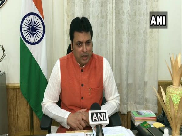 Tripura Chief Minister Biplab Kumar Deb (Photo/ANI)