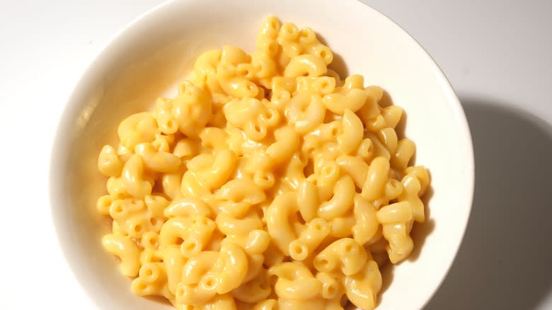 Macaroni and cheese in a bowl