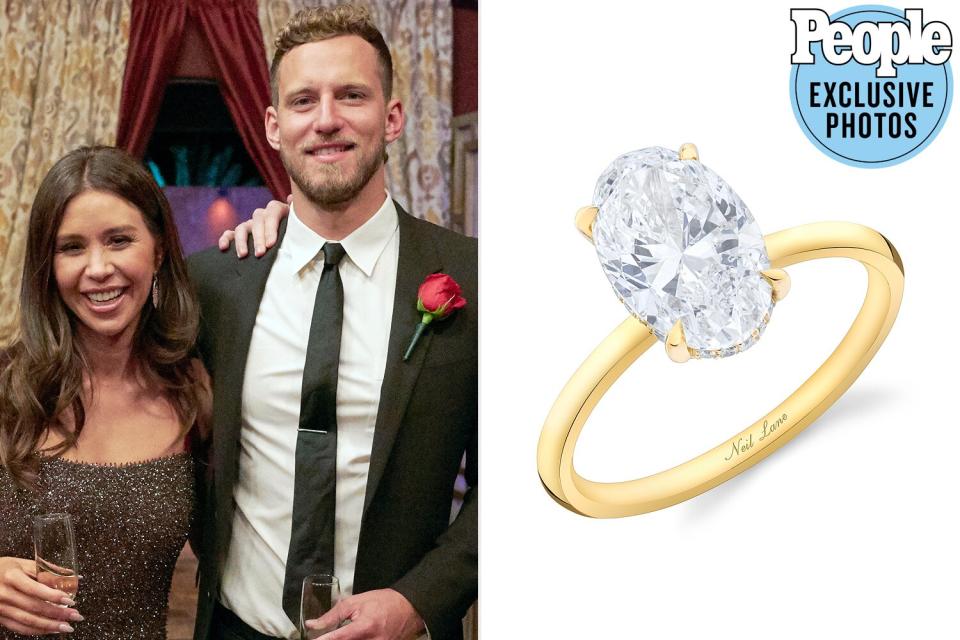 Bachelorette Gabby’s Oval Diamond Ring from erich schwer