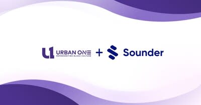 Urban One Inc. / Sounder (PRNewsfoto/Urban One, Inc.)