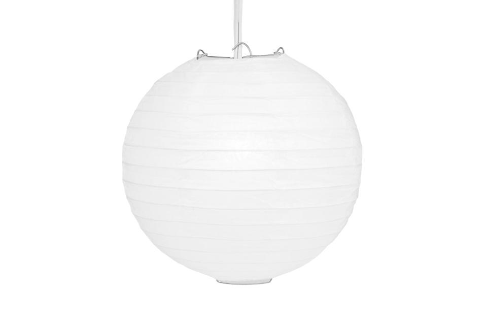 White Round Paper Lantern