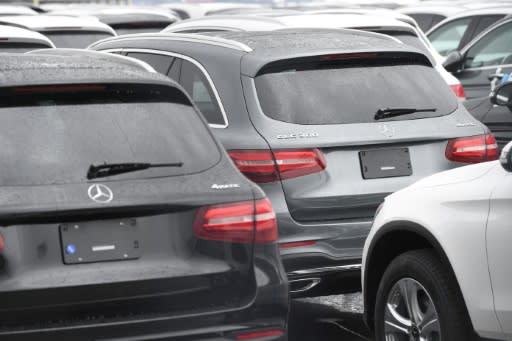 Shares of German automakers BMW and Daimler, owner of Mercedes-Benz, both jumped on the news of the tarif reduction