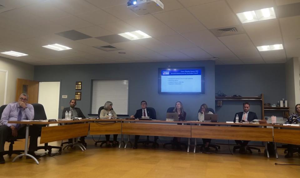 Lebanon School District board of directors held its first public meeting since the passing of Superintendent Arthur Abrom.