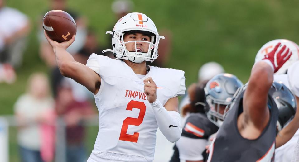 Skyridge and Timpview play at Skyridge in Lehi on Friday, Aug. 11, 2023. Skyridge won 26-14. | Scott G Winterton, Deseret News