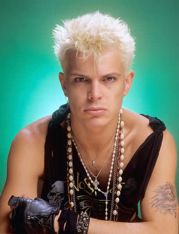 <p>Fryderyk Gabowicz/Picture Alliance/Getty Images</p> Billy Idol in Munich in June 1984