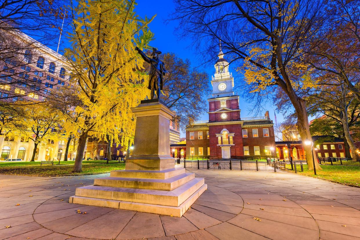 Independence Hall in Philadelphia, PA