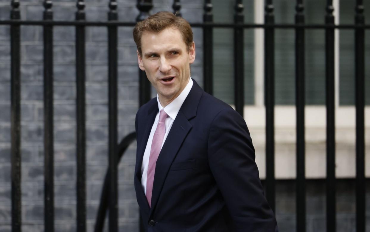 Chris Philp, the minister for policing, is pictured in Downing Street on October 25 - Tolga Akmen/Shutterstock 