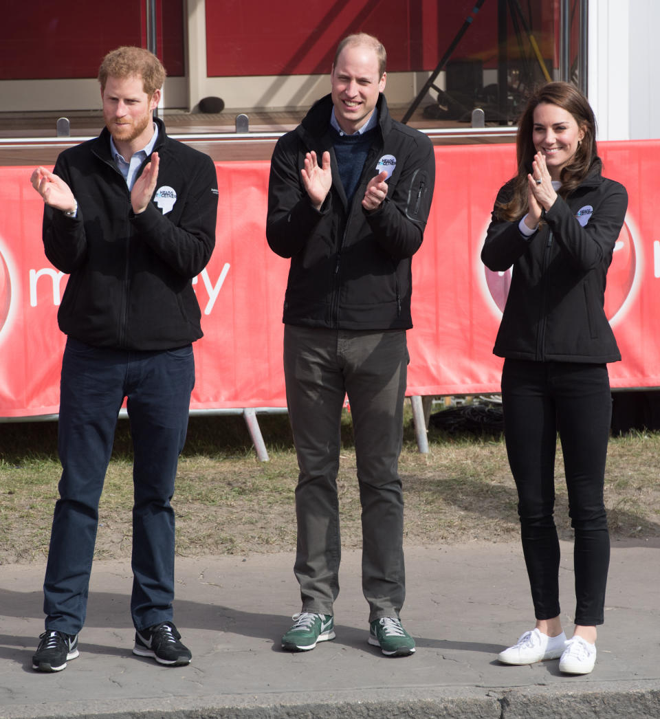 The last time Kate donned sportswear was at the 2017 London Marathon in April [Photo: PA]