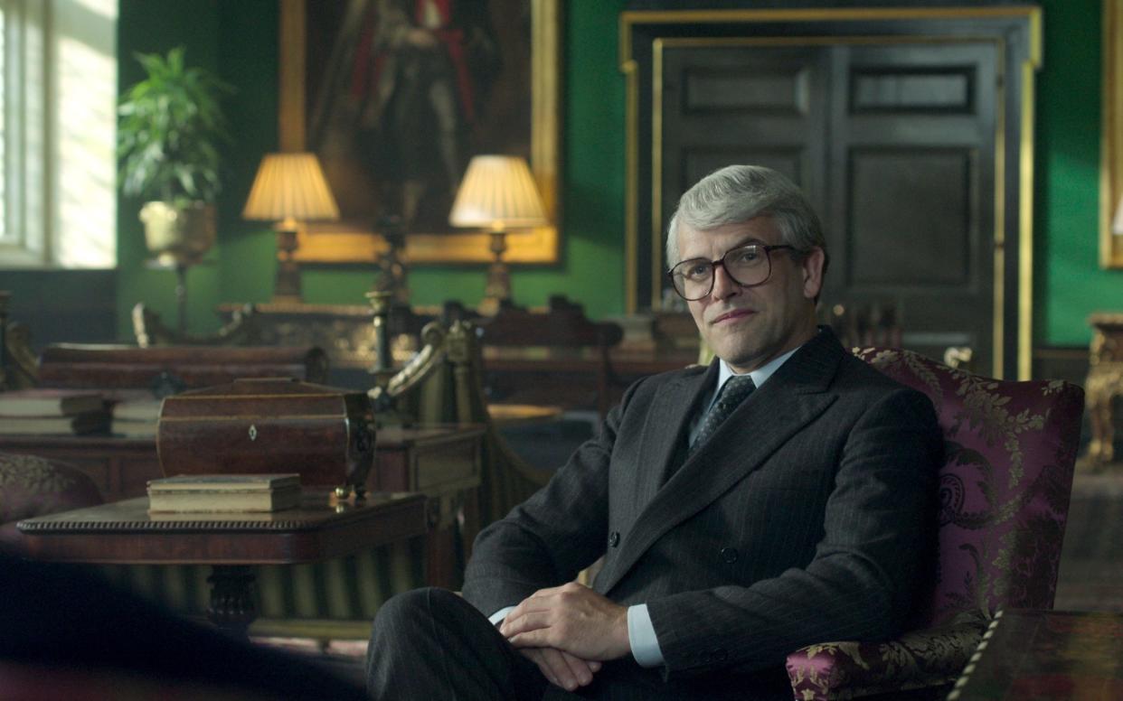 Jonny Lee Miller as former British prime  minister Sir John Major in The Crown