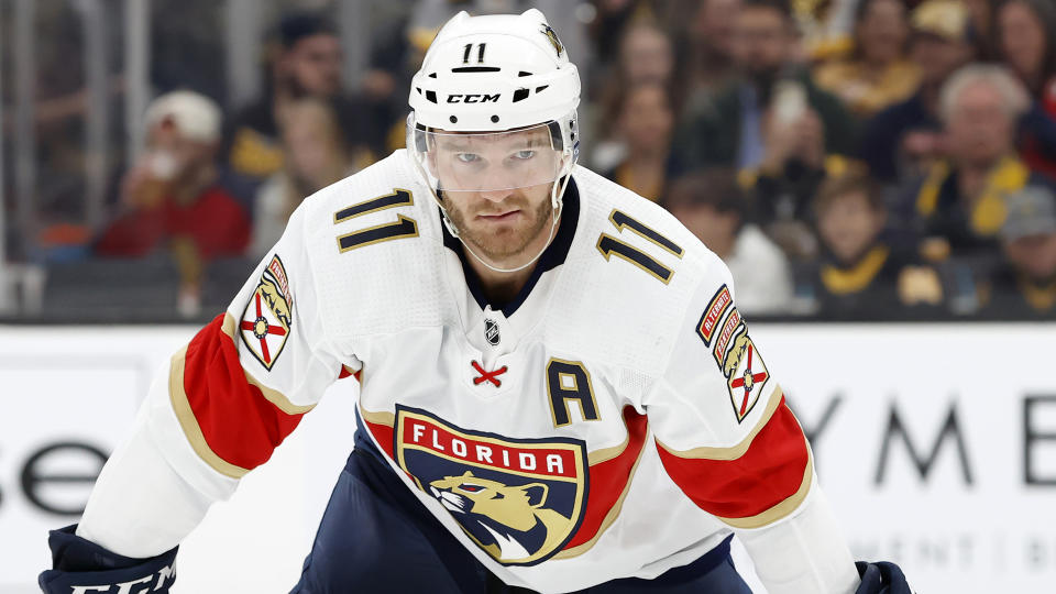 Jonathan Huberdeau was reportedly caught off guard by the trade to Calgary. (Photo by Fred Kfoury III/Icon Sportswire via Getty Images)