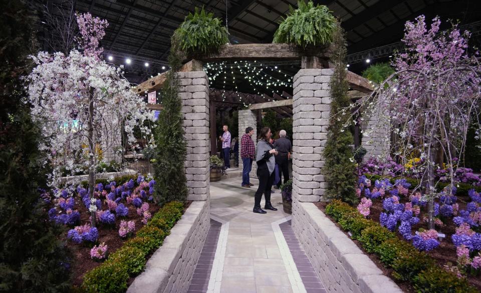 The Seely&#39;s Landscape Nursery display at the 2022 Spring Dispatch Home &amp; Garden Show at the Ohio Expo Center.