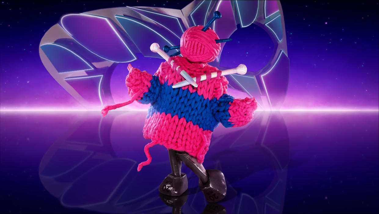 Knitting on The Masked Singer.