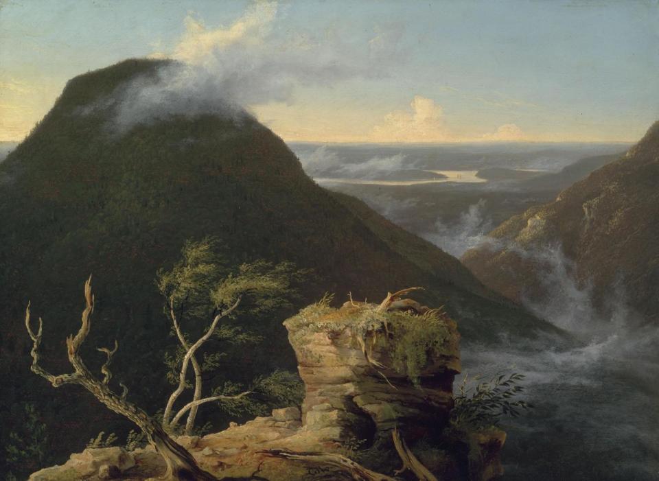 Thomas Cole, View of the Round-Top in the Catskill Mountains (Sunny Morning on the Hudson), 1827 (© 2018 Museum of Fine Arts, Boston)