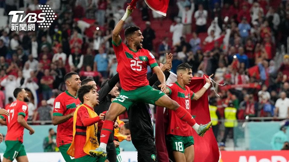 摩洛哥以1：0擊敗葡萄牙。（圖／達志影像美聯社）