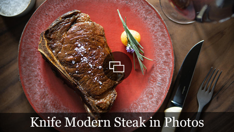 A 90-day aged steak