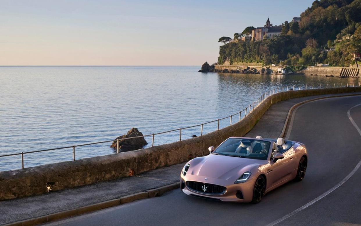 The electric convertible Maserati GranCabrio Folgore will be on the market soon
