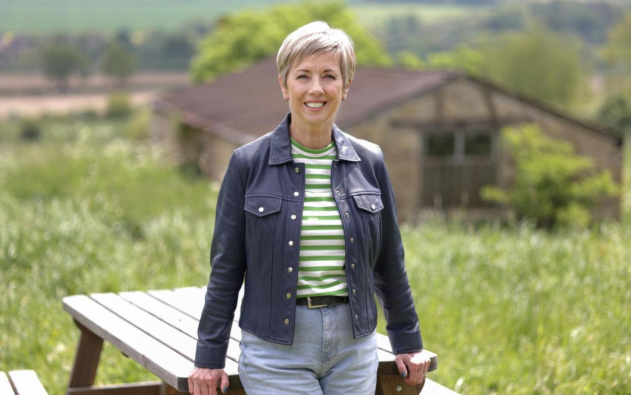 Radio and television presenter Sybil Ruscoe at the Farmed Cafe near Chipping Norton - John Lawrence for The Telegraph