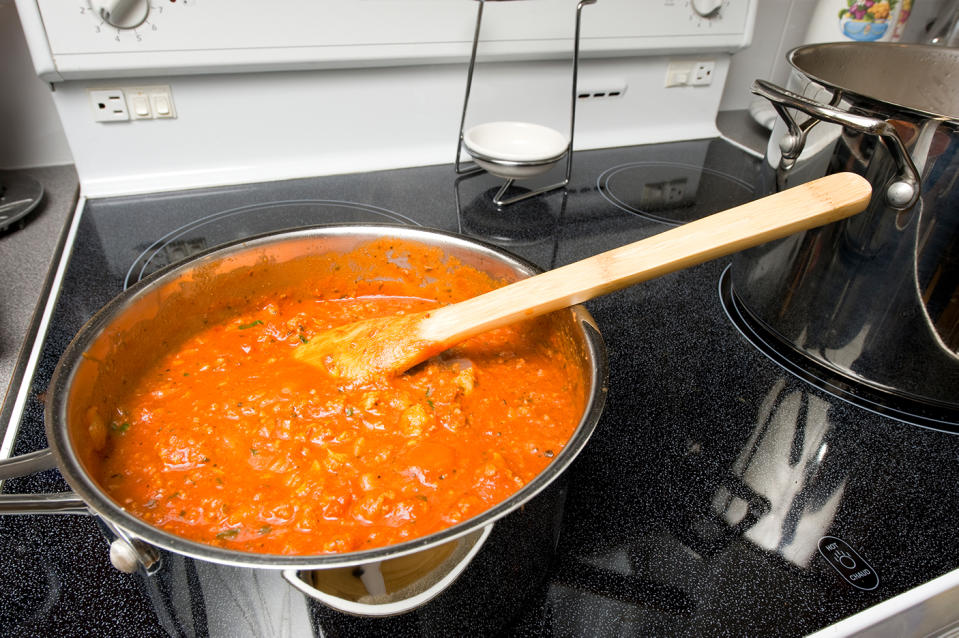 The fight erupted over bolognese meat sauce in Emilia Romagna, Italy